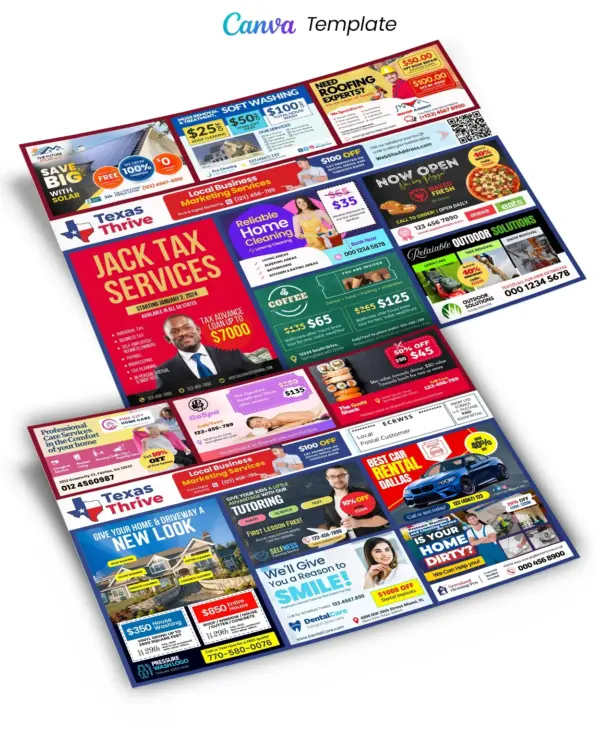 9x12 postcard template