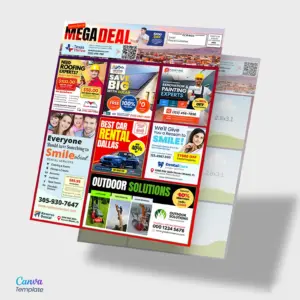 vertical 12x9 eddm marketing postcard design canva template